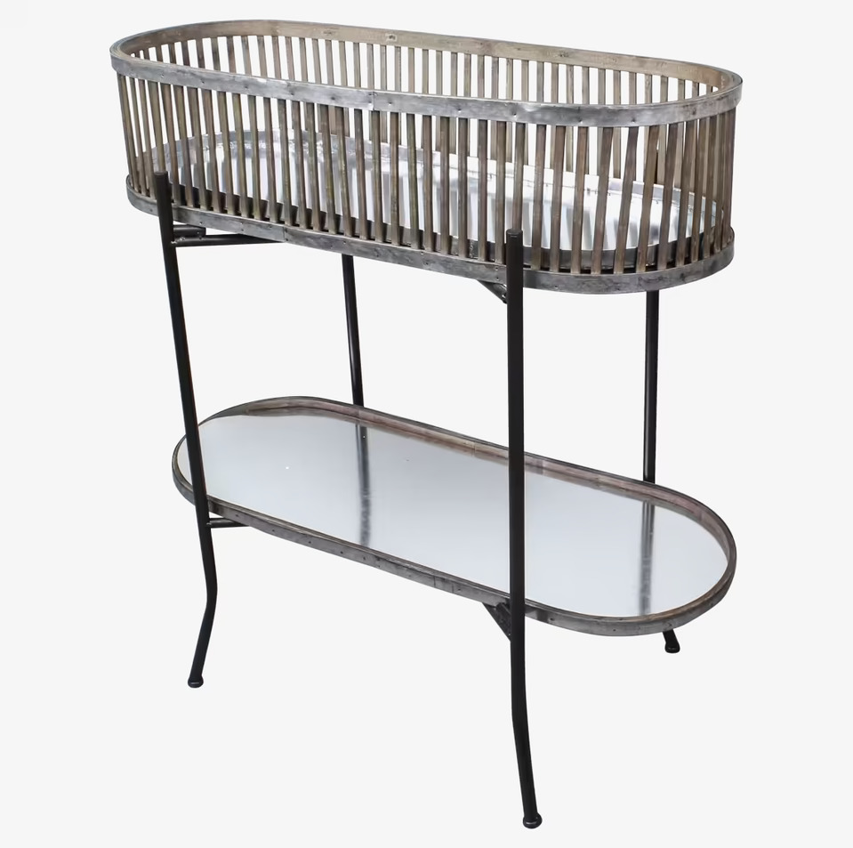 Korgställning Ida Bred från Strömshaga i metall och trä