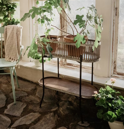 Korgställning Ida Bred från Strömshaga i rustik design