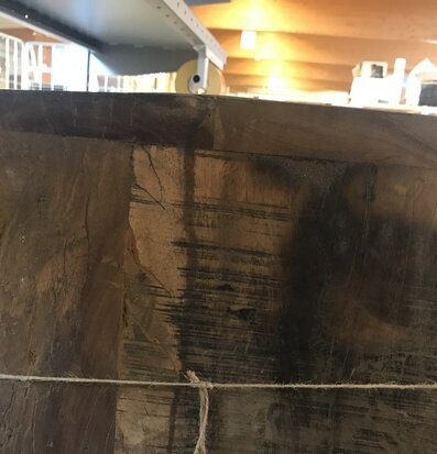 Sidobord Unika från IB Laursen i återvunnet trä med patina