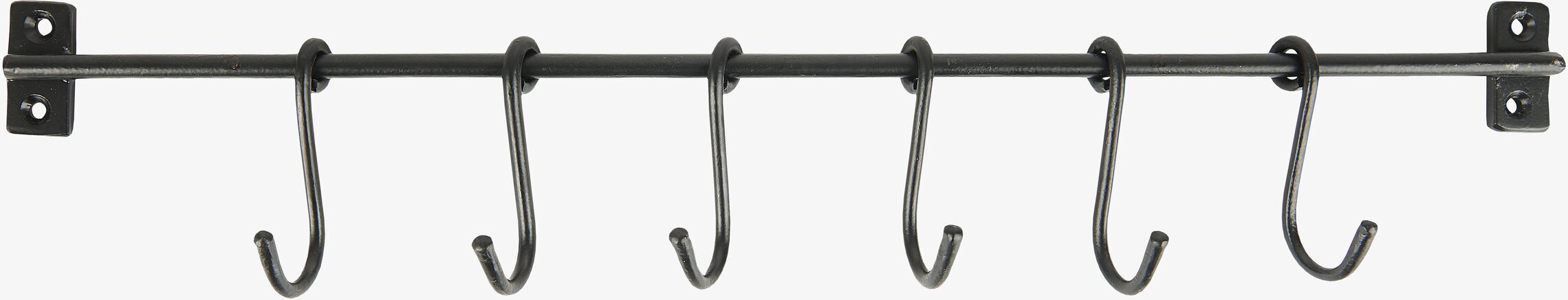 Väggskena Med Krokar från IB Laursen med sex justerbara krokar