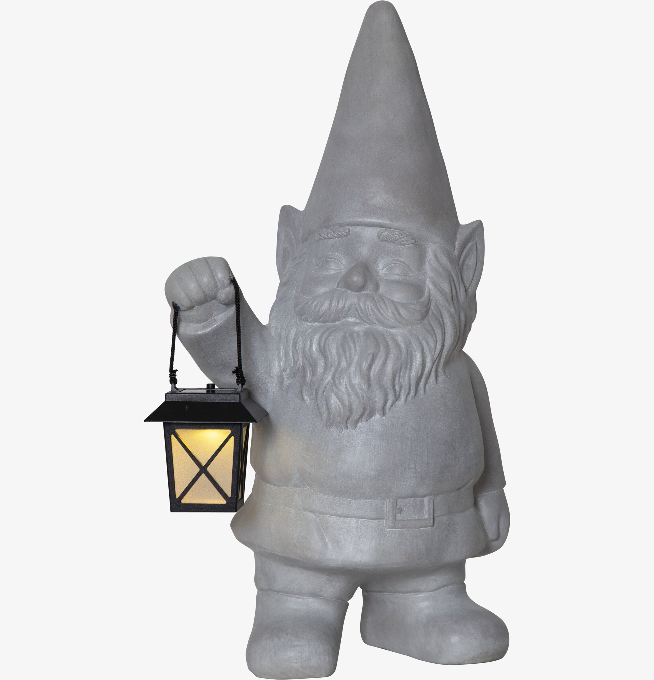 Solcellsdekoration Gnomy från Star Trading i trädgården