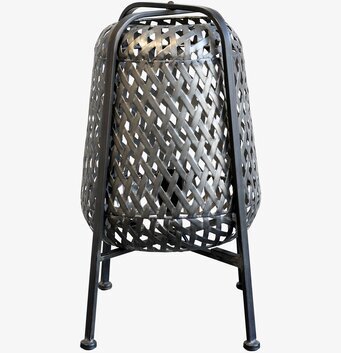 Lampa Flätad Järn Antik Grå från Chic Antique, rustik design