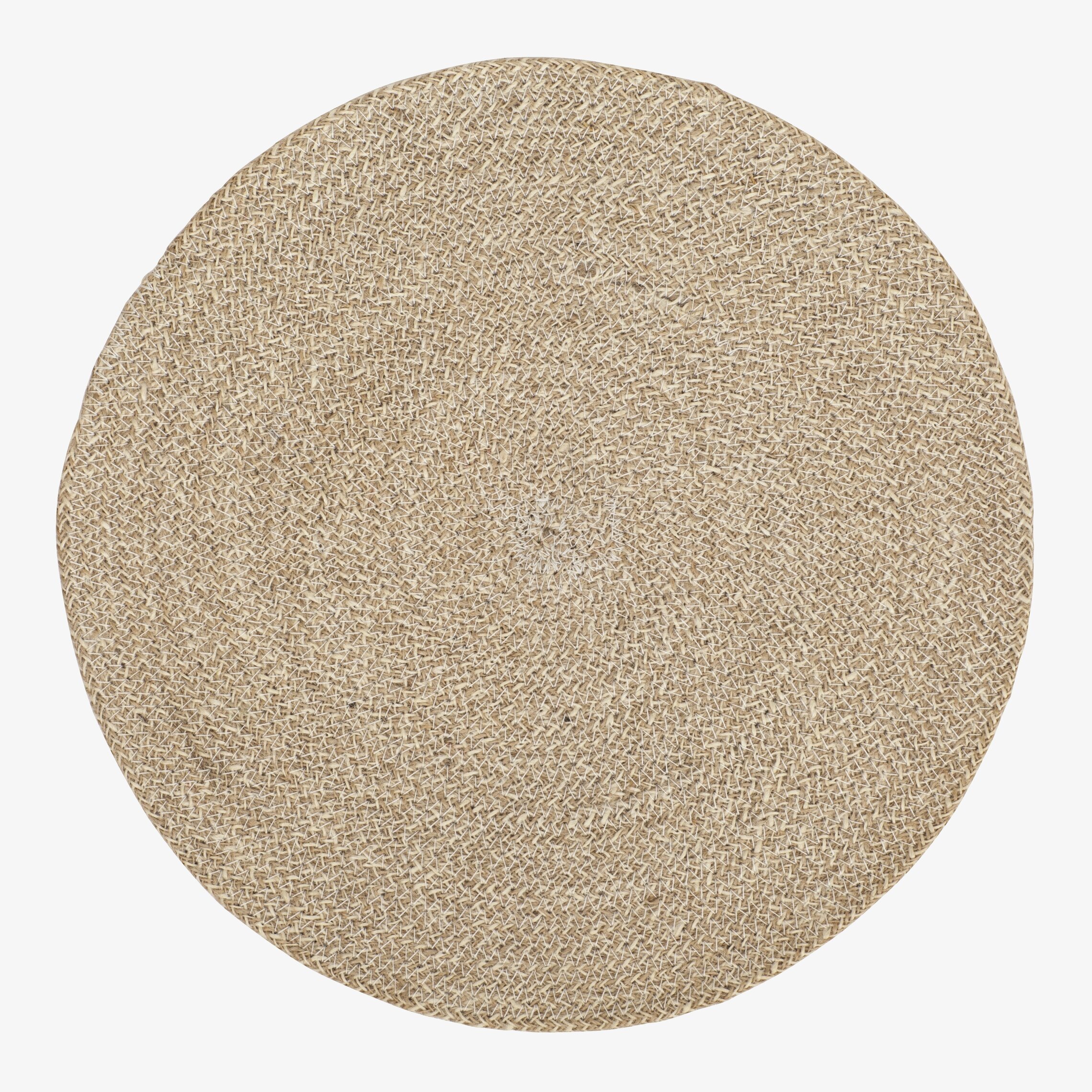 Bordstablett Ella Natur från Dixie i flätat naturmaterial