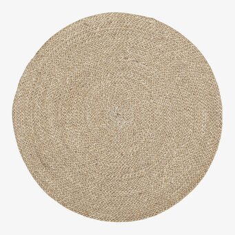 Bordstablett Ella Natur från Dixie i flätat naturmaterial