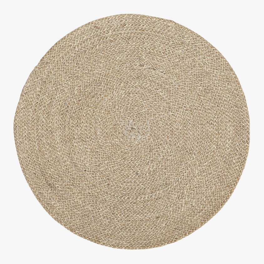 Bordstablett Ella Natur från Dixie i flätat naturmaterial