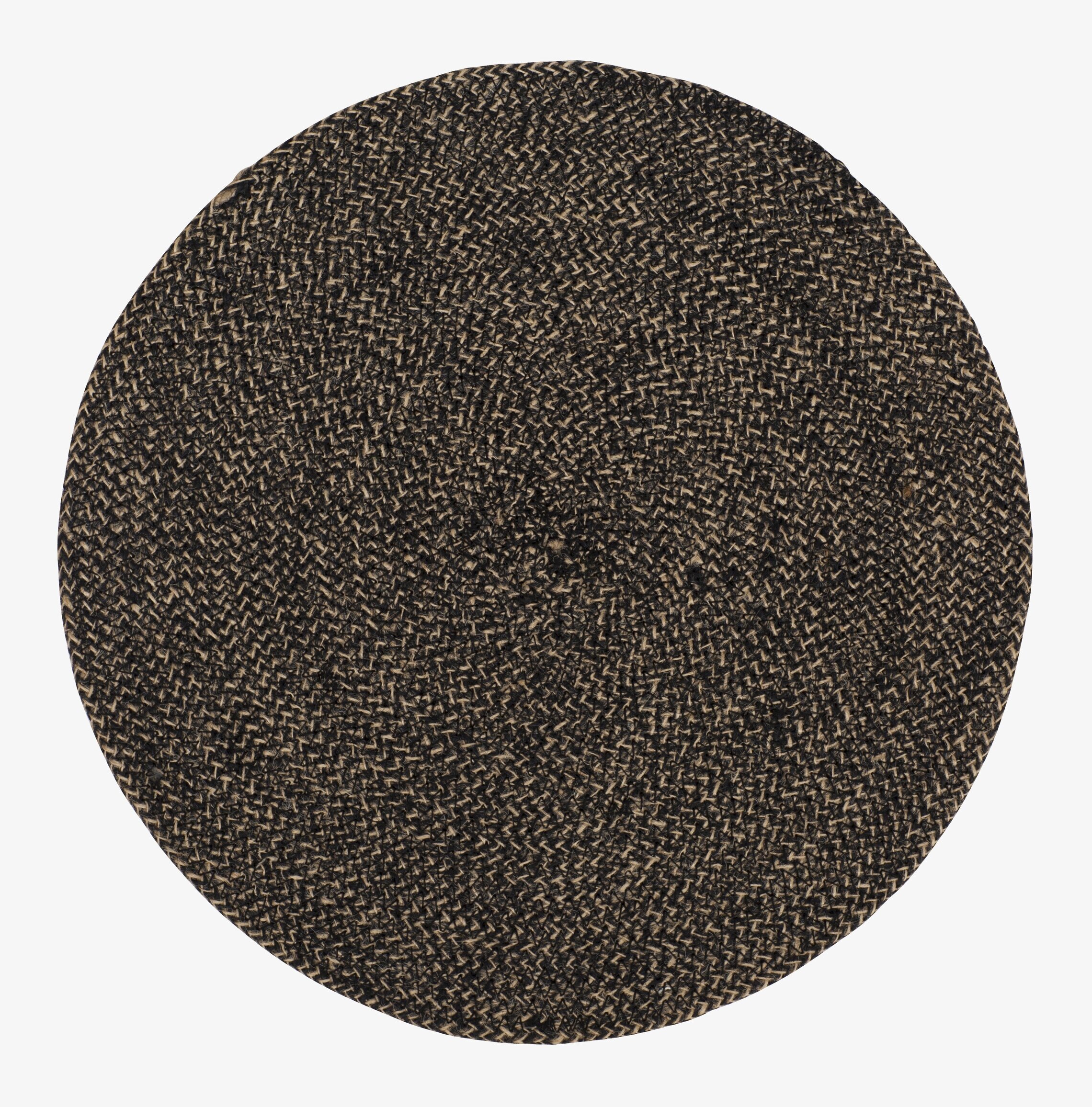 Bordstablett Ella Svart från Dixie med vävd textur