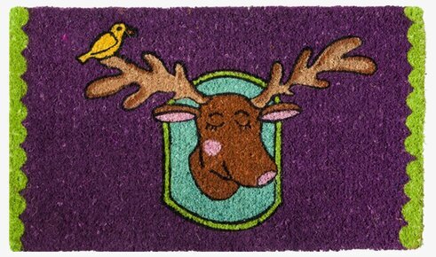 Dörrmatta Ren från Rice med färgstark och lekfull design