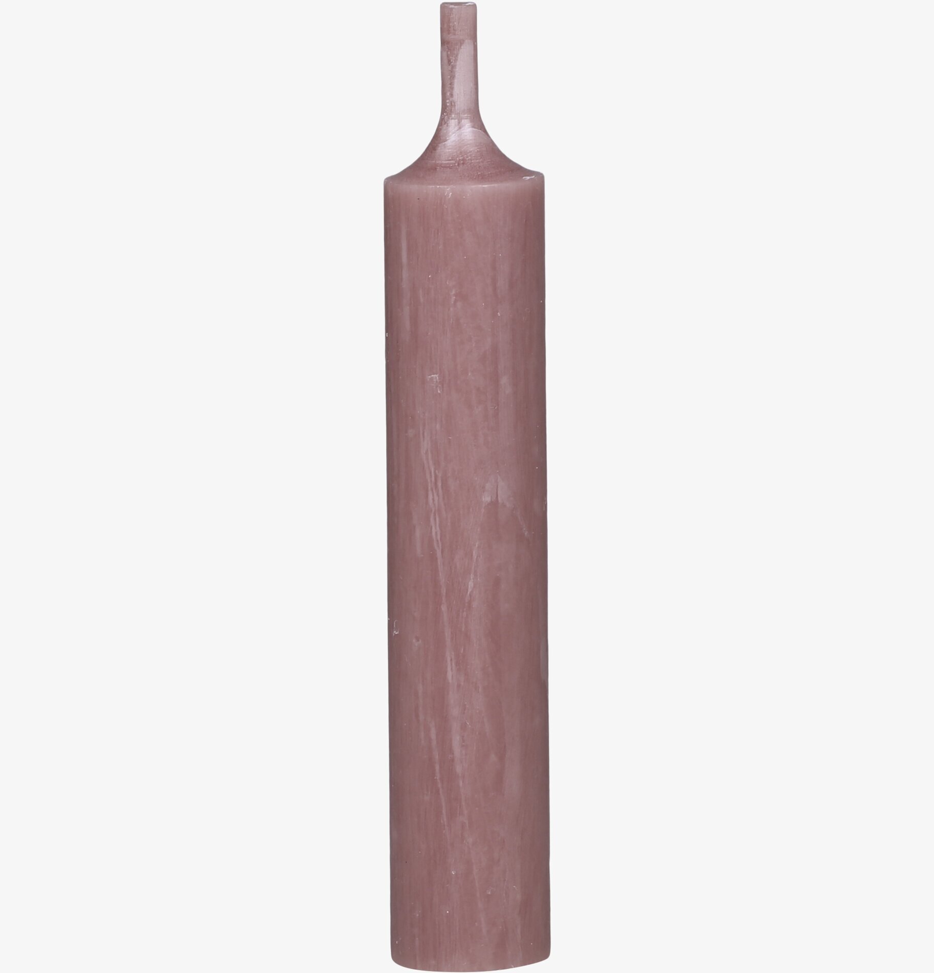 Stearinljus Kort Taupe från Chic Antique på vit bakgrund