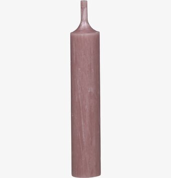 Stearinljus Kort Taupe från Chic Antique på vit bakgrund