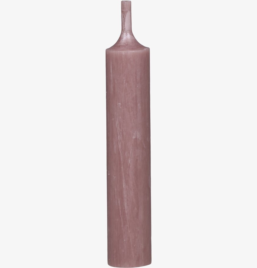 Stearinljus Kort Taupe från Chic Antique på vit bakgrund