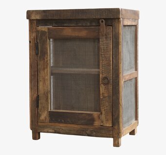 Sängbord Grimaud från Chic Antique med rustik träfinish