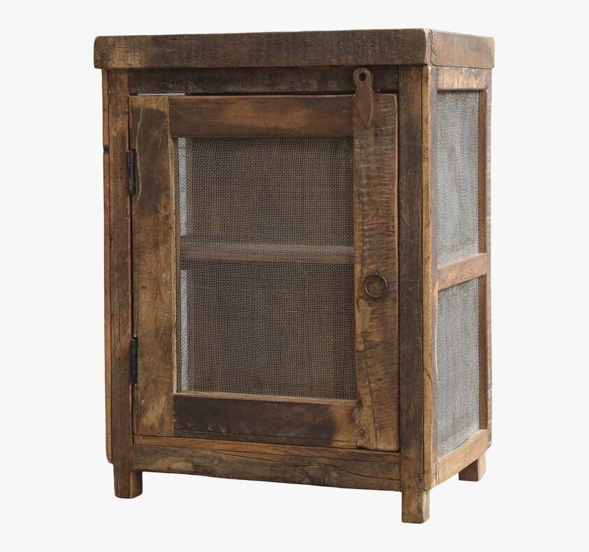 Sängbord Grimaud från Chic Antique med rustik träfinish