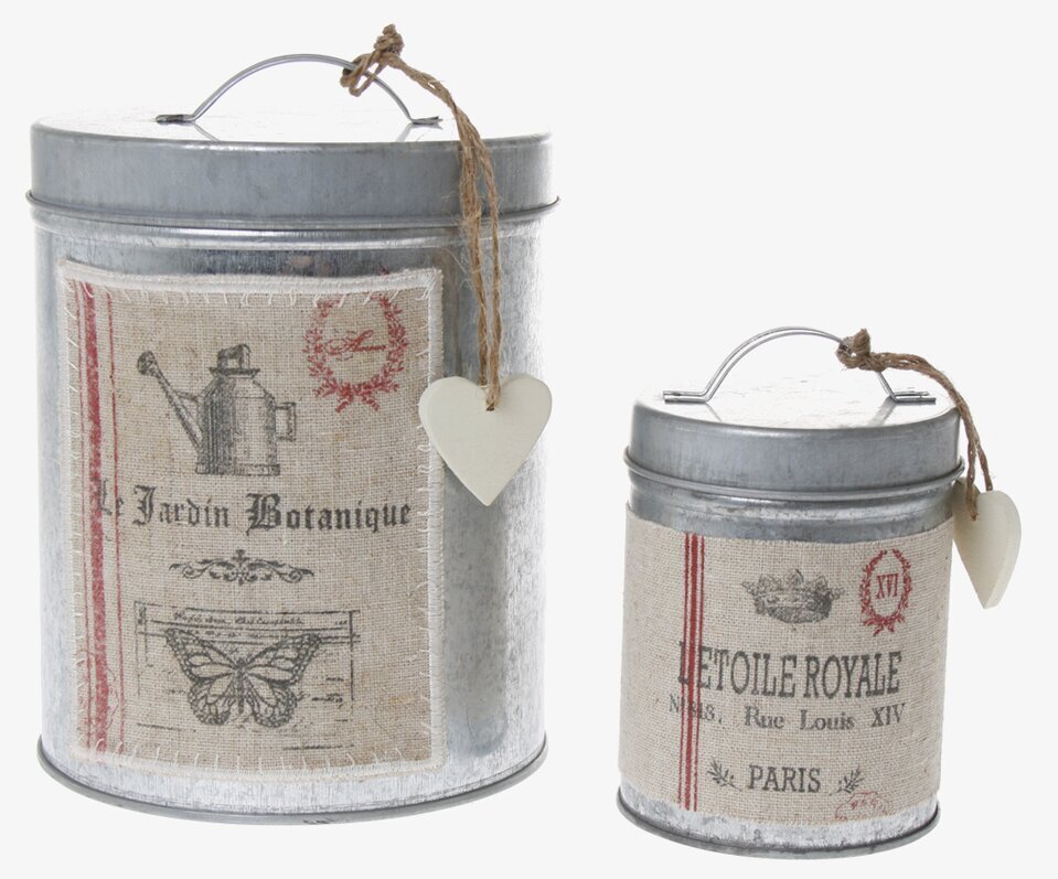 Burk Botanique stor från By ON i galvaniserad metall