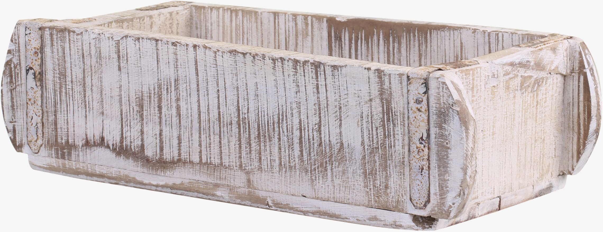 Murstensform Antik Vit - Trälåda från Chic Antique