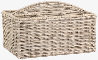 Förvaringskorg Rotting från Chic Antique på vit bakgrund