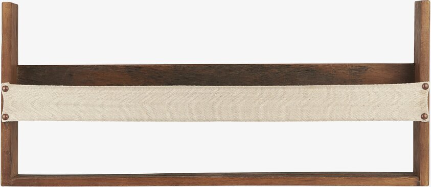 Vägghylla Unika från IB Laursen med trä och textil detaljer