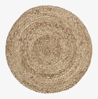 Bordstablett Jute Mörk Natur från IB Laursen på matbord