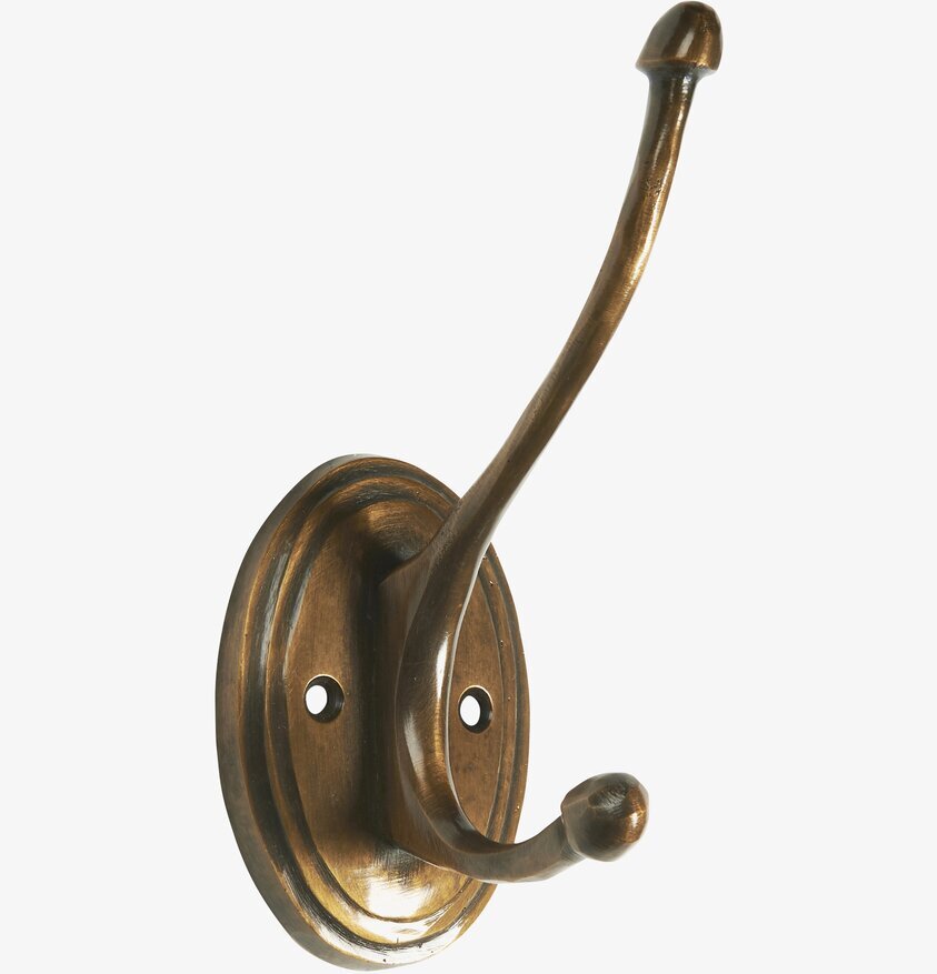 Väggkrok Mörk Mässing från IB Laursen i elegant design