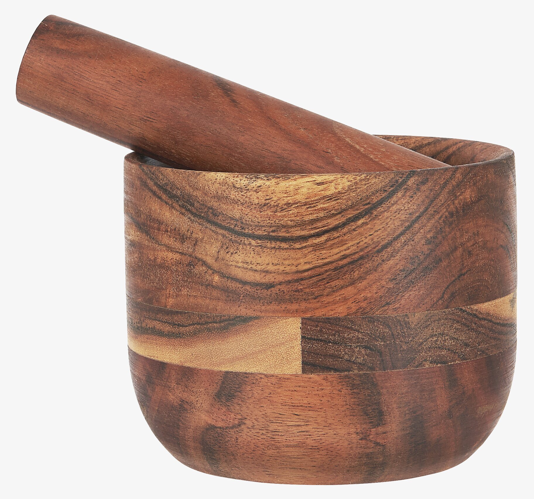 Mortel Oljad Akacia från IB Laursen i vackert oljat trä