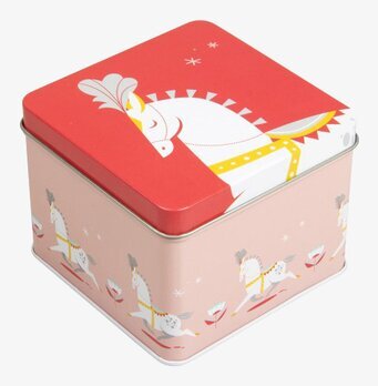 Liten Box Häst från Blafre med hästmotiv och blommor