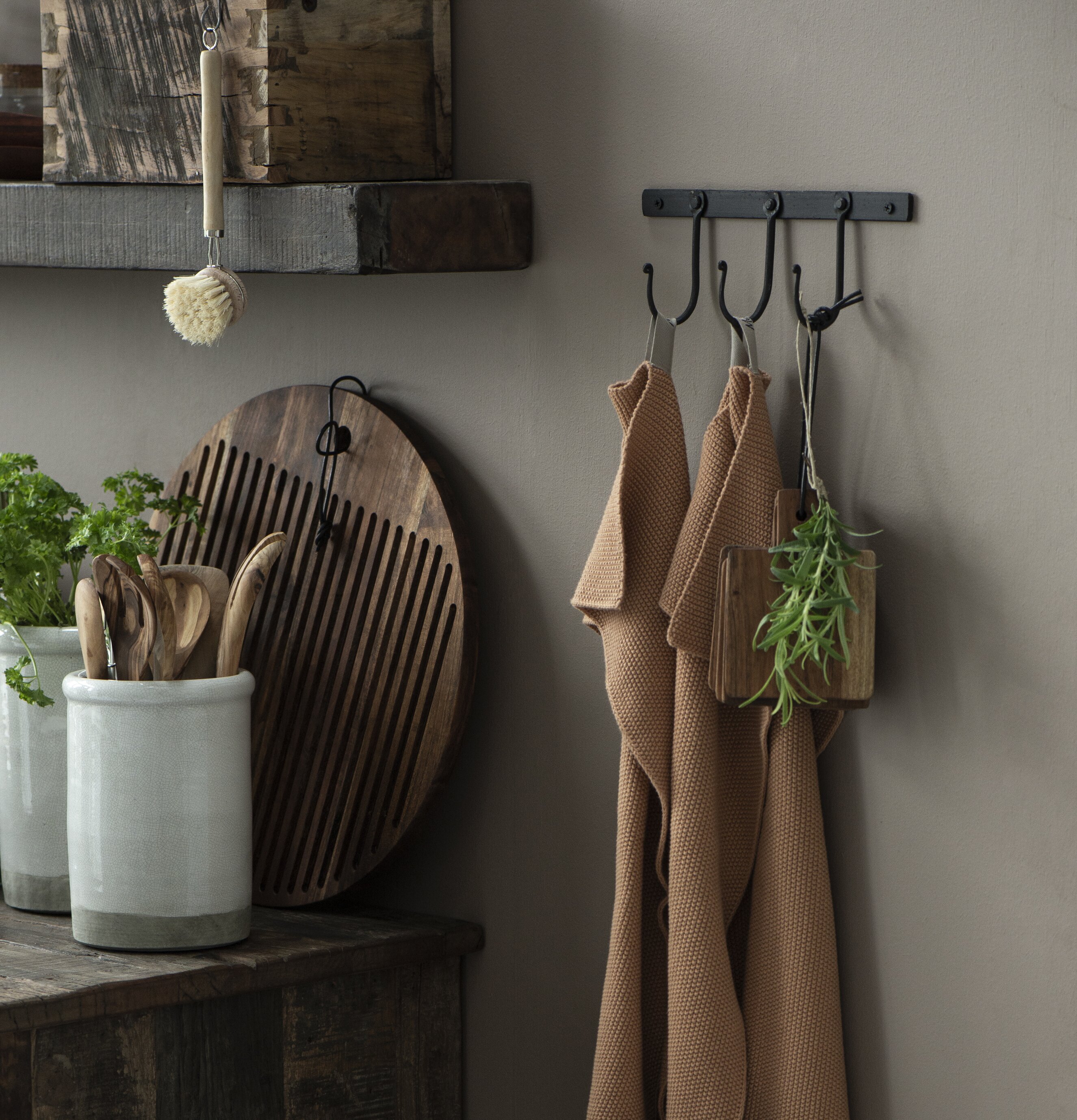 Små Skärbrädor Set/4 från IB Laursen i rustikt kök