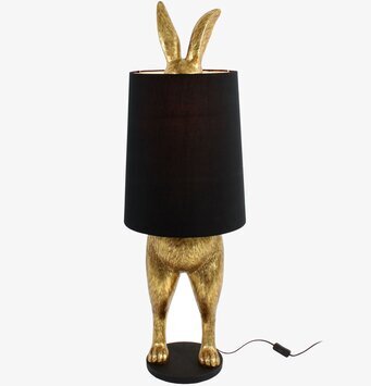 Golvlampa Hiding Rabbit Guld/Svart från Werner Voss
