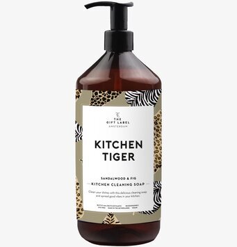 Diskmedel - Tiger från The Gift Label i brun plastflaska