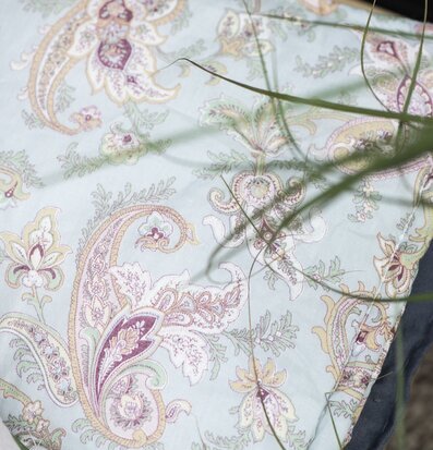 Madrass Ljusblå Paisley från IB Laursen på utomhusmöbler