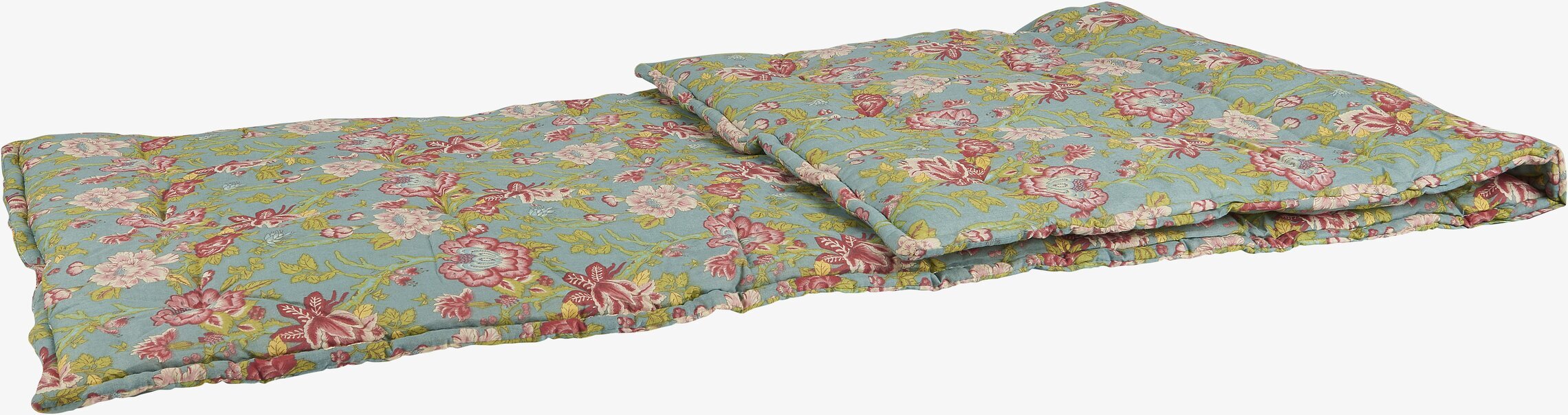 Madrass Petrol Blommor från IB Laursen med blommönster