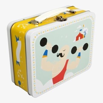 Matbox Stark man från Blafre med lekfull och färgstark design