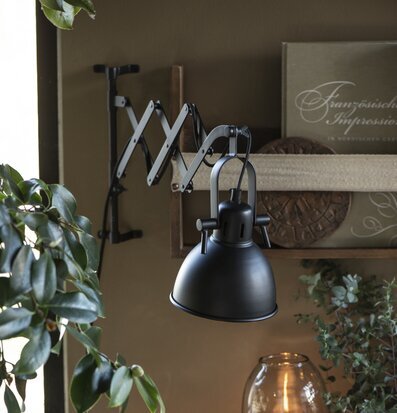 Vägglampa Harmonica Svart IB Laursen Lampor Taklampor Golvlampor Bordslampor LED-lampor Ledlampor Fönsterlampor Ljusslingor för dekoration