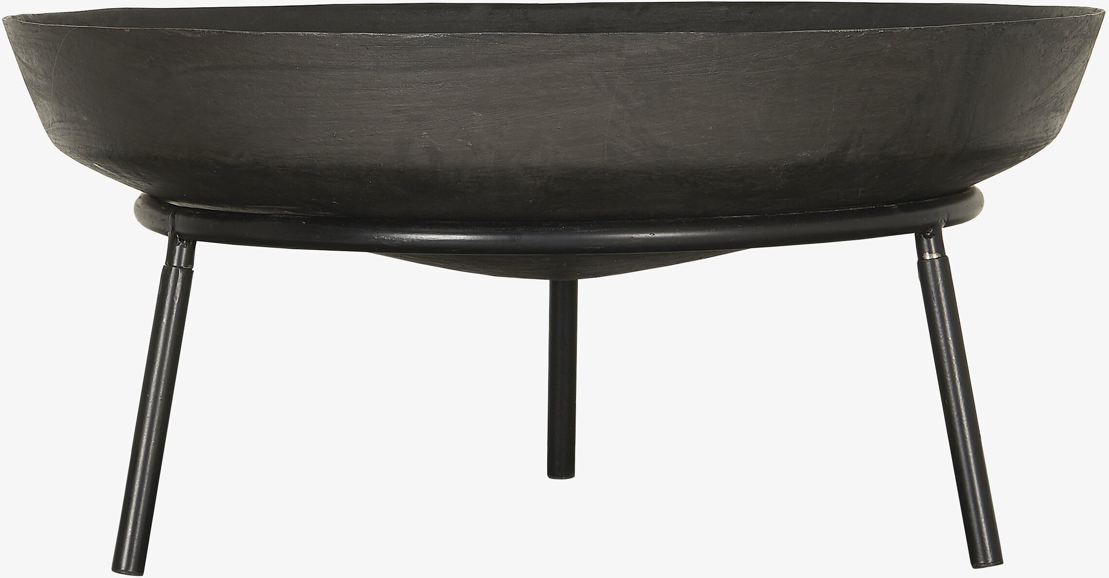 Eldfat/Stativ Svart från IB Laursen på vit bakgrund