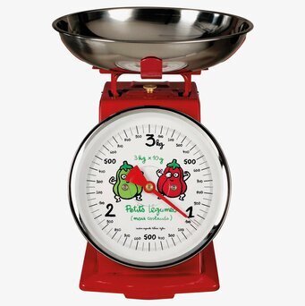 Köksvåg Grönsaker röd från Derriére la porte i köket