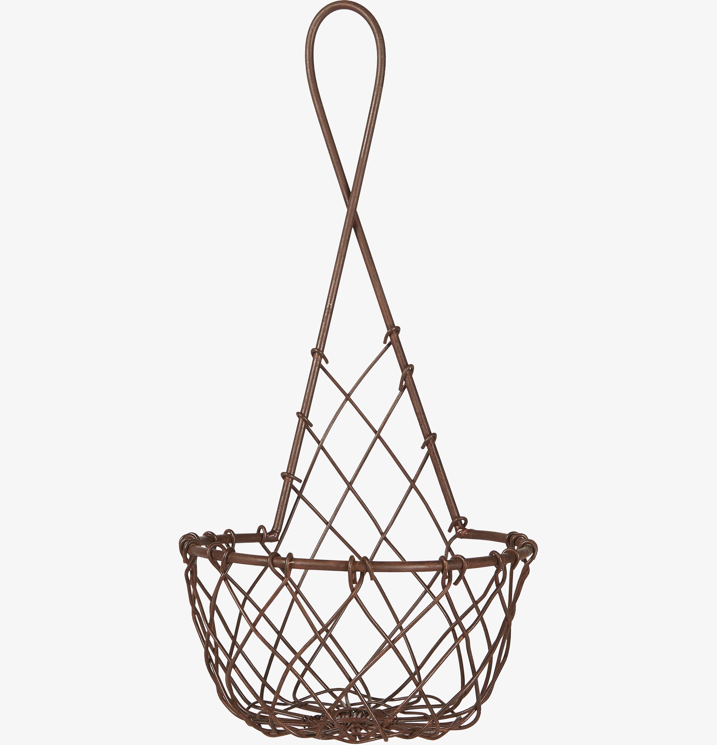 Trådkorg Vägg från IB Laursen i brunt metalltråd