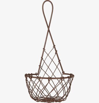 Trådkorg Vägg från IB Laursen i brunt metalltråd