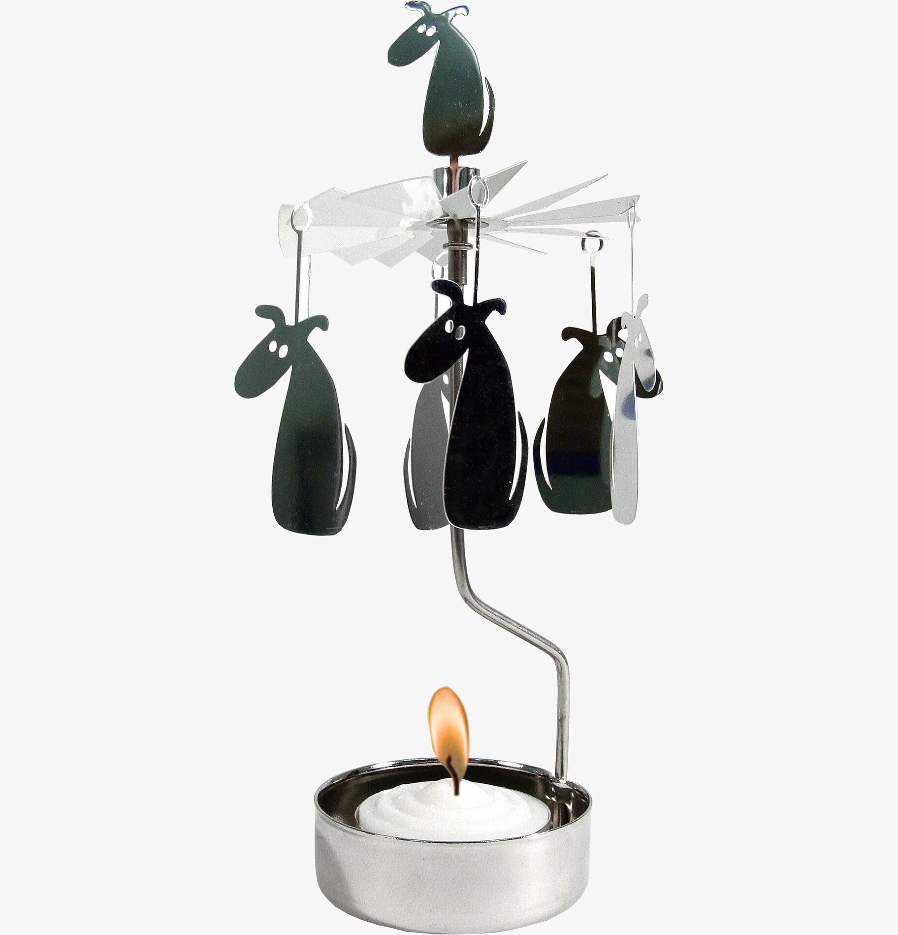 Änglaspel Hund från Pluto Produkter, roterande ljusdekoration