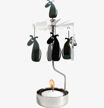 Änglaspel Hund från Pluto Produkter, roterande ljusdekoration