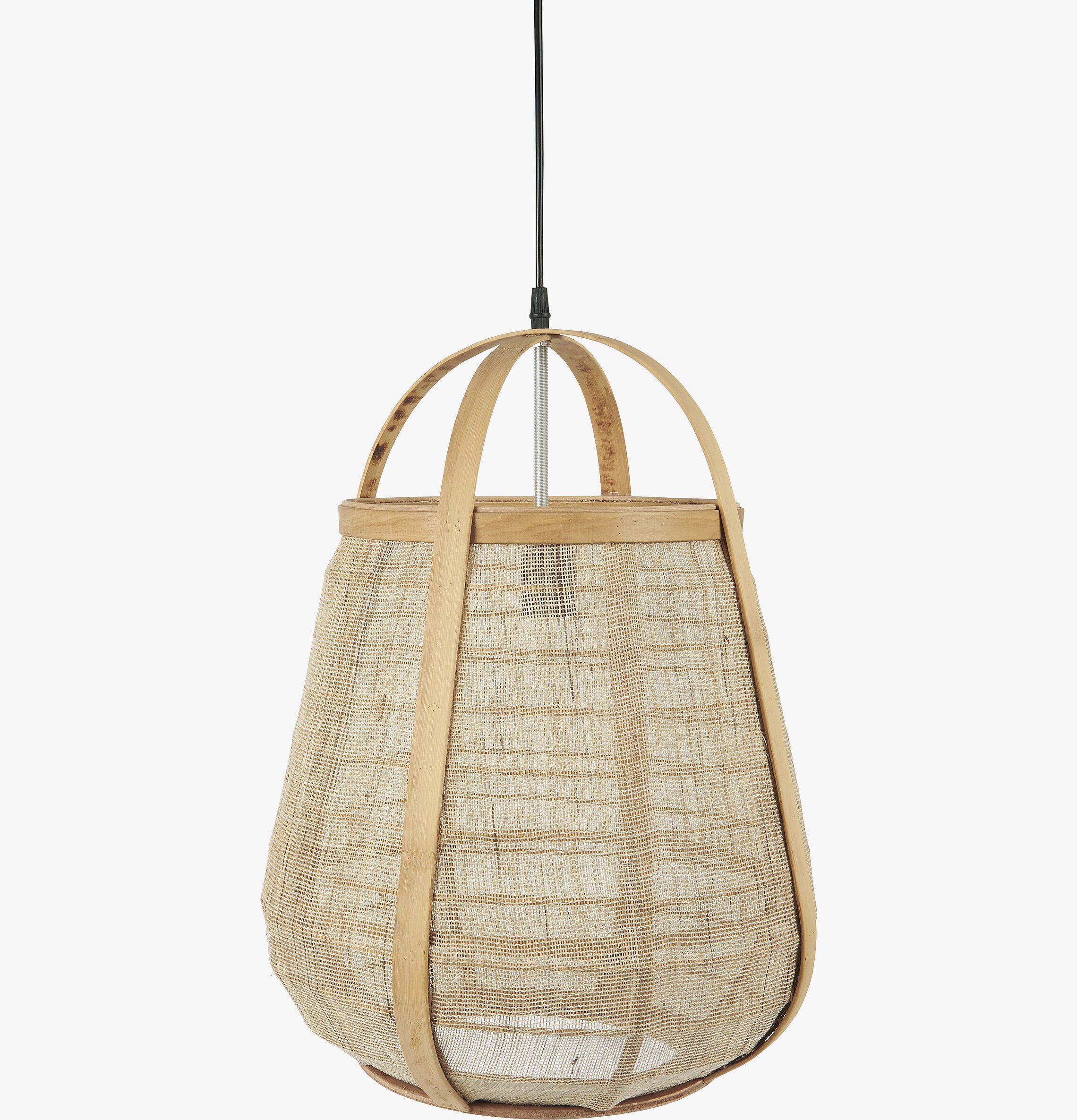 Taklampa Hessian från IB Laursen med naturliga material