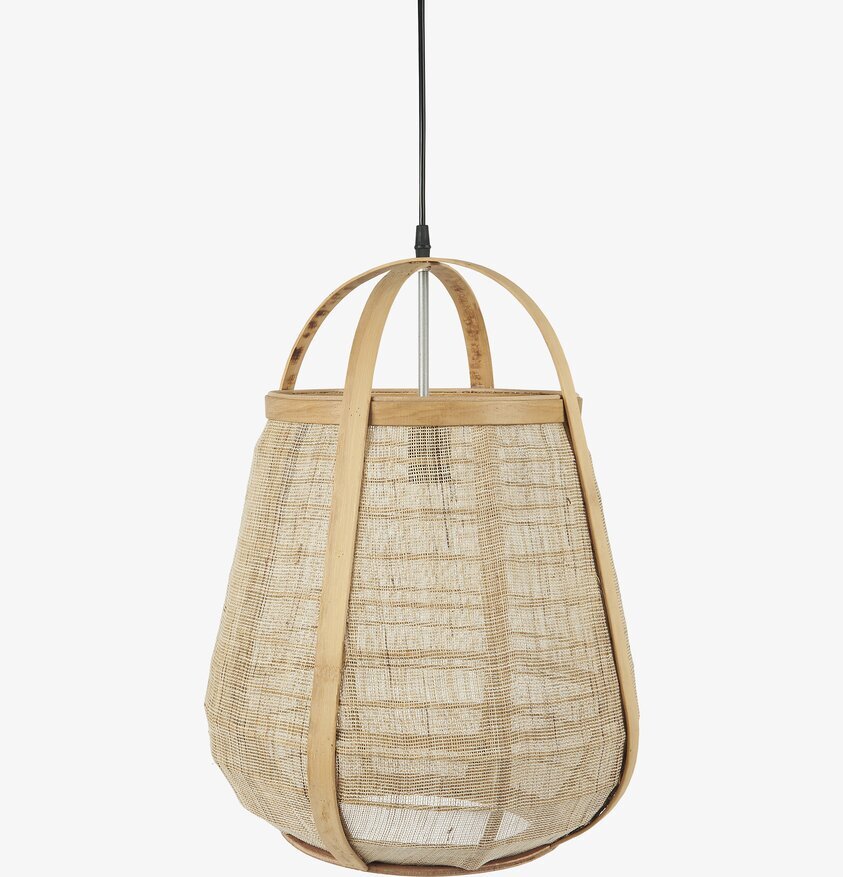 Taklampa Hessian från IB Laursen med naturliga material