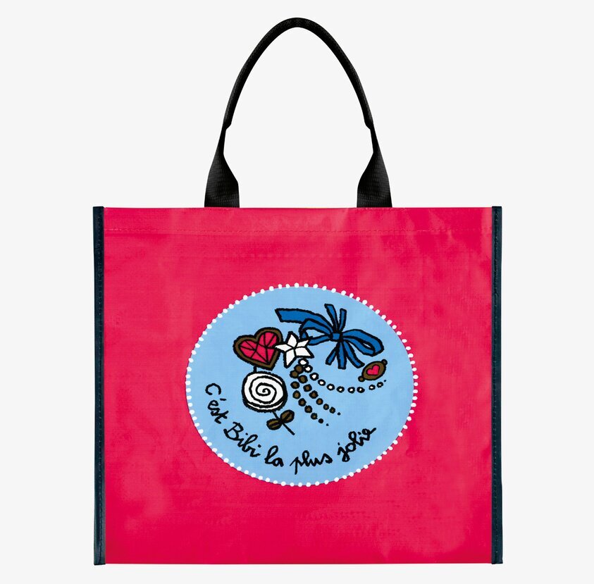 Shoppingväska Bibi Jolie från Derriére la porte i rosa