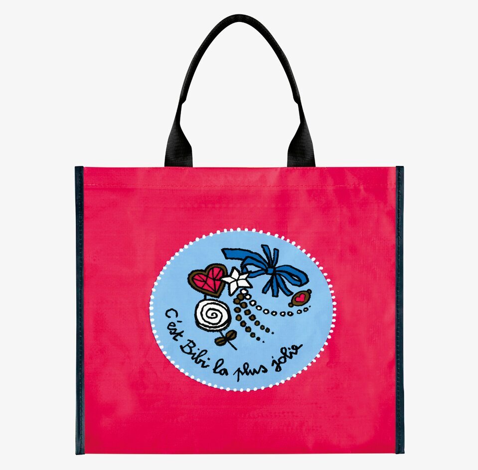 Shoppingväska Bibi Jolie från Derriére la porte i rosa