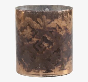 Bild av elegant ljuslykta med antik moccadesign