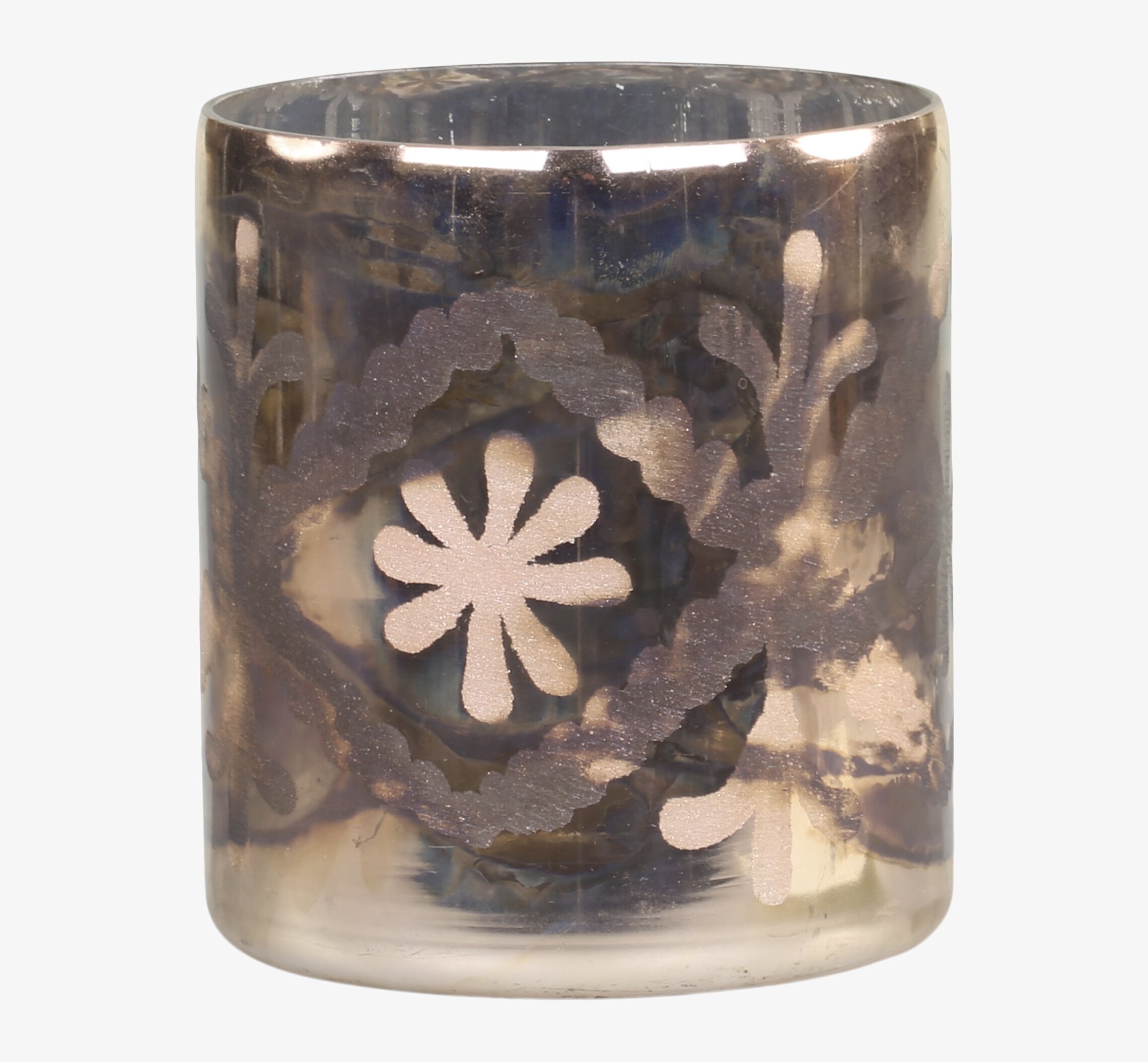 Ljuslykta Hurricane Small Antique Mocca från Chic Antique