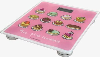 Badrumsvåg Bakelser rosa från Derriére la porte i badrum