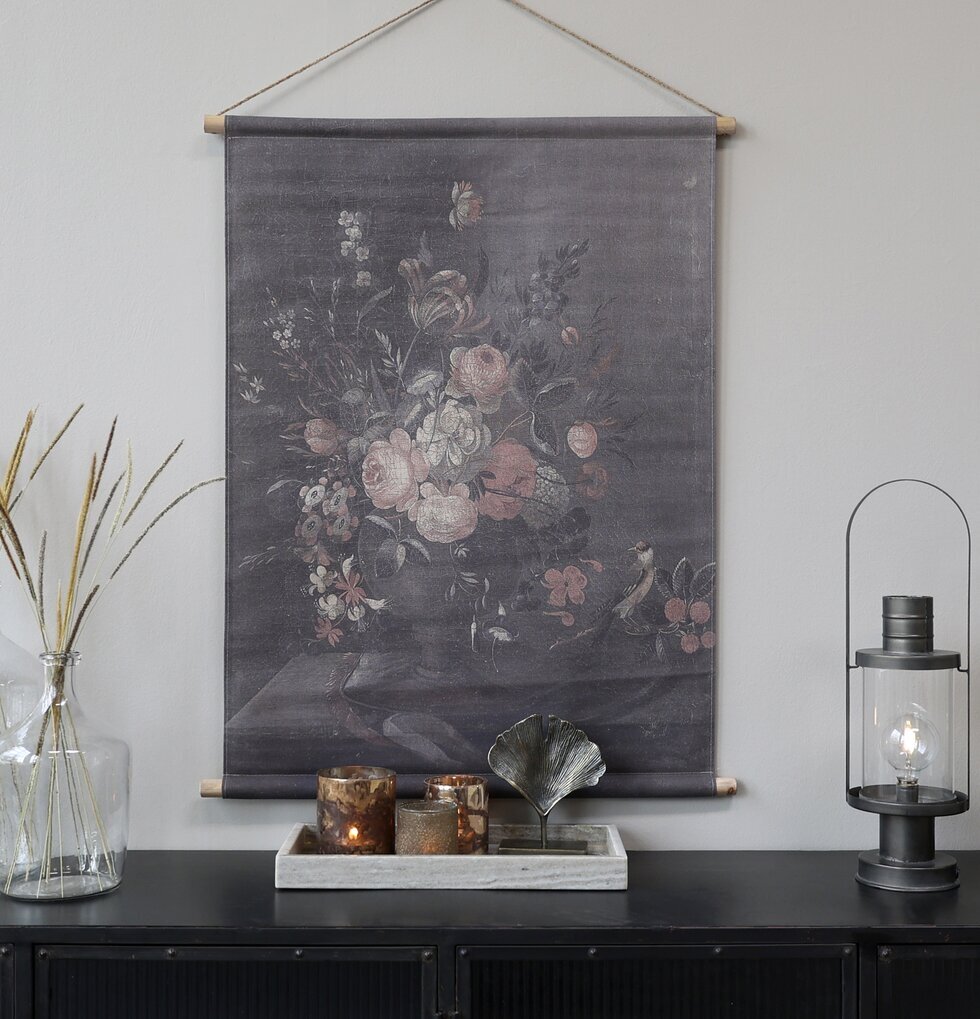Väggdekoration Franskt Blomsterprint från Chic Antique