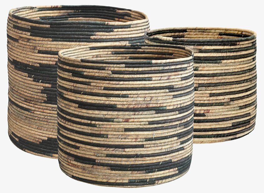 Korg Vattenhyacint Mörk Natur från Chic Antique i tre storlekar