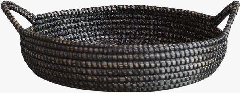 Bricka Med Handtag från Chic Antique med flätad struktur