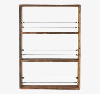 Vägghylla Unika från IB Laursen i trä med metalltrådar