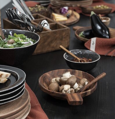 Fat/Bricka Oljad Akacia Small IB Laursen Övrig prydnad/dekoration för inredning innemiljö