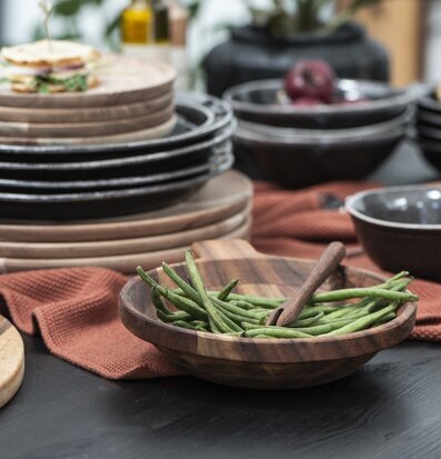 Fat/Bricka Oljad Akacia Small IB Laursen Övrig prydnad/dekoration för inredning innemiljö